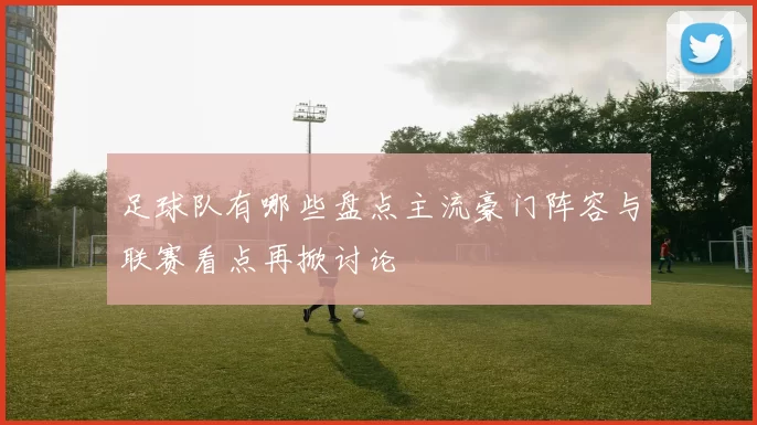 足球队有哪些盘点主流豪门阵容与联赛看点再掀讨论